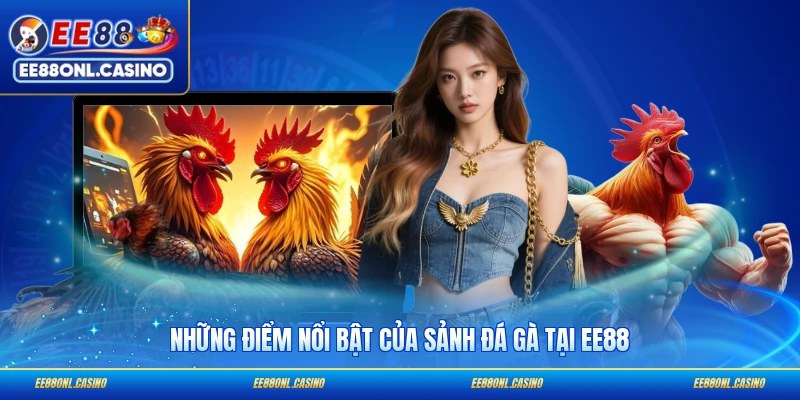 Những điểm nổi bật của sảnh đá gà tại EE88
